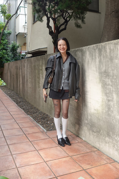 ニットフィットカーデ